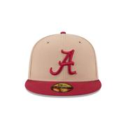 Alabama New Era 5950 Flat Bill Fitted Cap